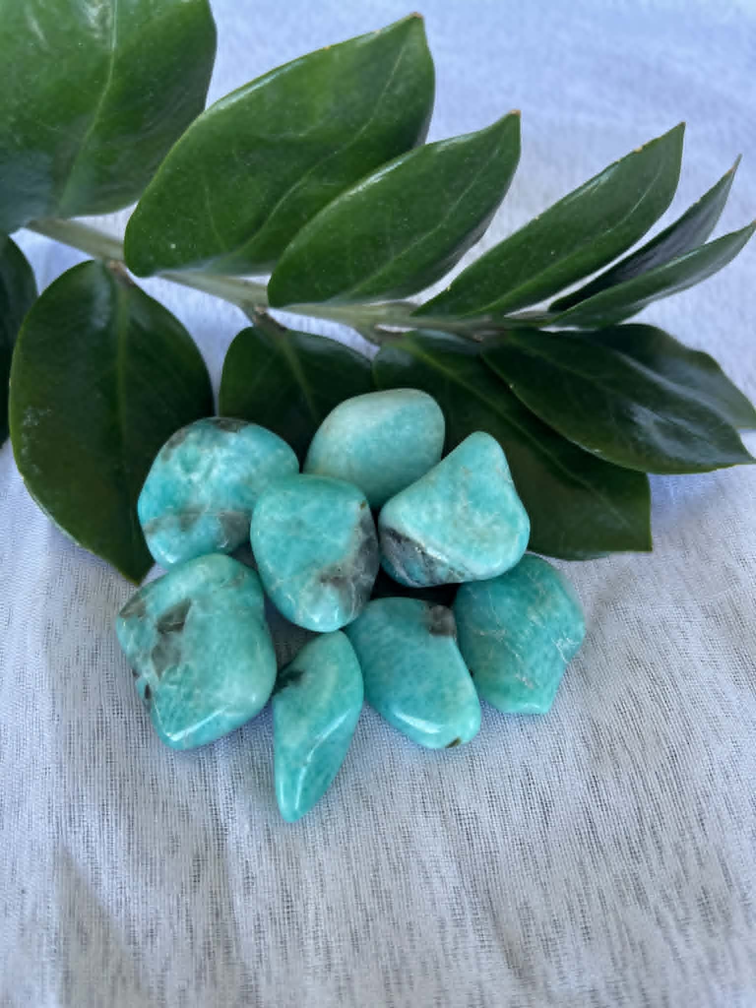 Amazonite Tumbles Amazonite Tumbled Crystals