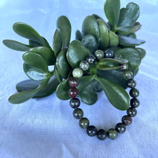 8 mm Crazy Agate Beaded Bracelet