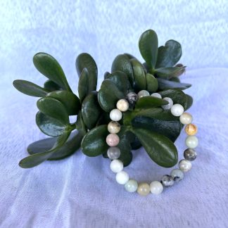 8mm Amazonite Beaded Bracelet