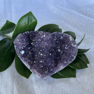 Large Amethyst Heart Cluster - Stone of Calm & Clarity