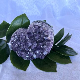 Amethyst Heart Cluster Small- 254grams