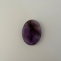 amethyst worry stone – natural calm & spiritual crystal