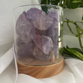 amethyst crystal lamp