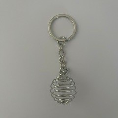 spiral cage keyring